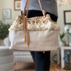 NWT Tory Burch Boho Caroline shoulder tote bag